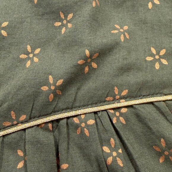 The GREAT. The Westerner Top in Army with Gold Stamp Vanity Size 0 = US X-Small - Picture 9 of 12